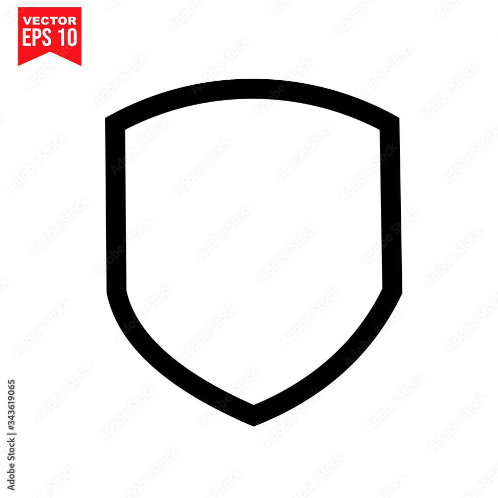 shield protection shield garbage Icon symbol Flat vector illustration for graphic and web design. shield protection shield garbage Icon symbol Flat vector illustration for graphic and web design.