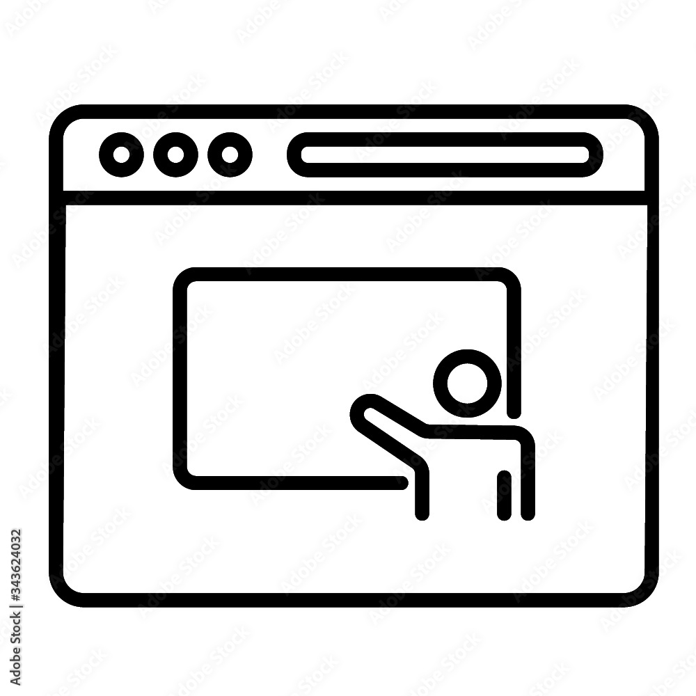 Online education icon | Study at home icon | Online class icon | Elearning icon Online education icon | Study at home icon | Online class icon | Elearning icon