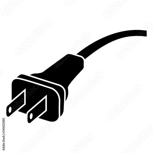 electric cord plug in graphic