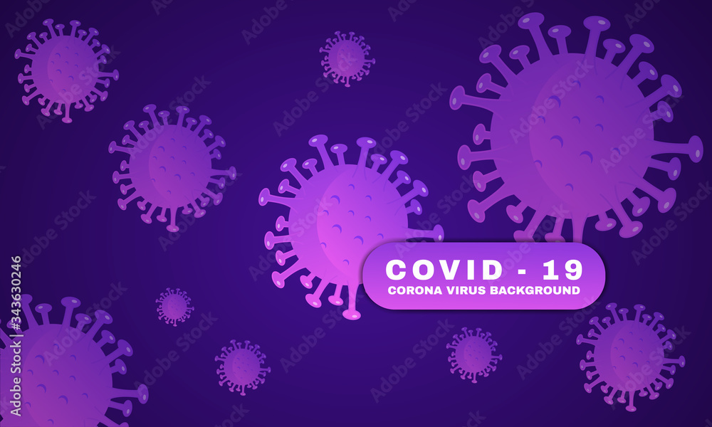 stock vector covid 19 pandemic outbreak virus