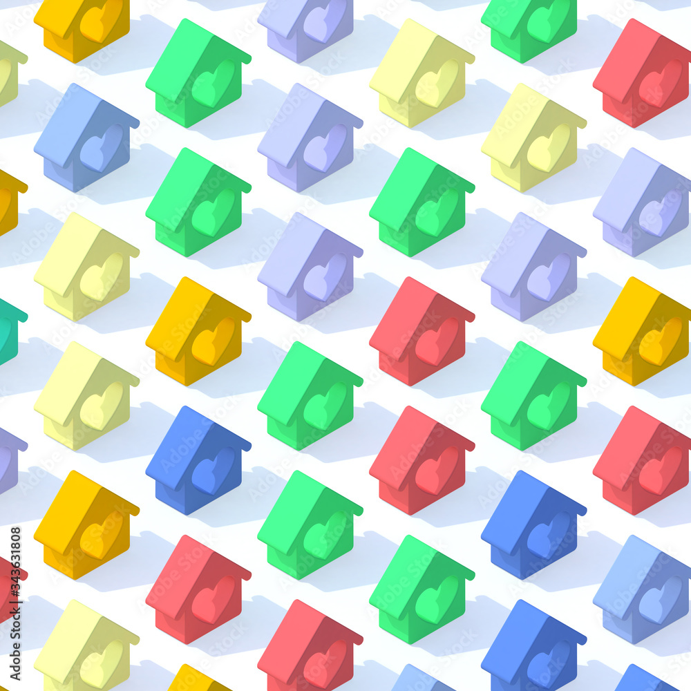 Houses Background. Stay Home. Houses Background. Stay Home.