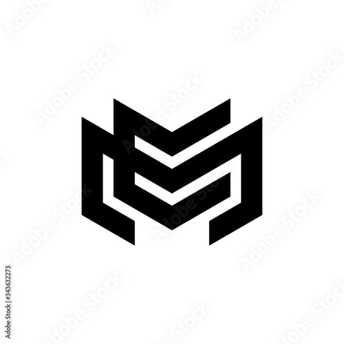 Letter ME, EM logo