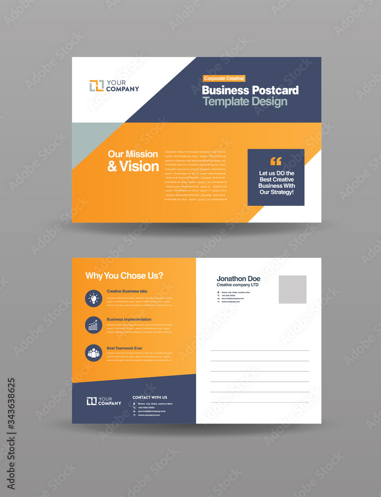 Corporate Business Postcard Design | Save The Date Invitation Card | Direct Mail EDDM Design Corporate Business Postcard Design | Save The Date Invitation Card | Direct Mail EDDM Design