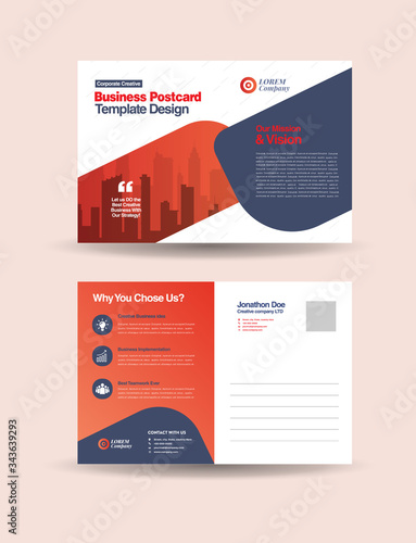 Corporate Business Postcard Design | Save The Date Invitation Card | Direct Mail EDDM Design  