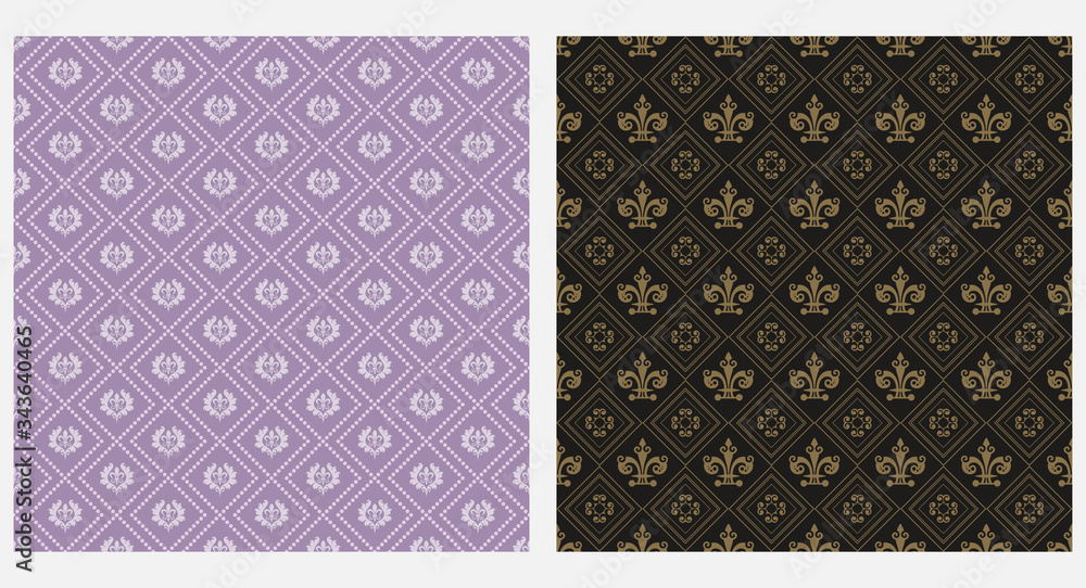 Tile seamless pattern. Samples for textiles, fabrics and interior design.