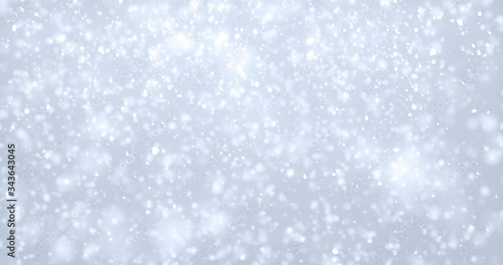 Snow flakes background, isolated transparent snowfall pattern with overlay effect. White snowflakes falling with bokeh glitter light, Christmas snow fall cold background