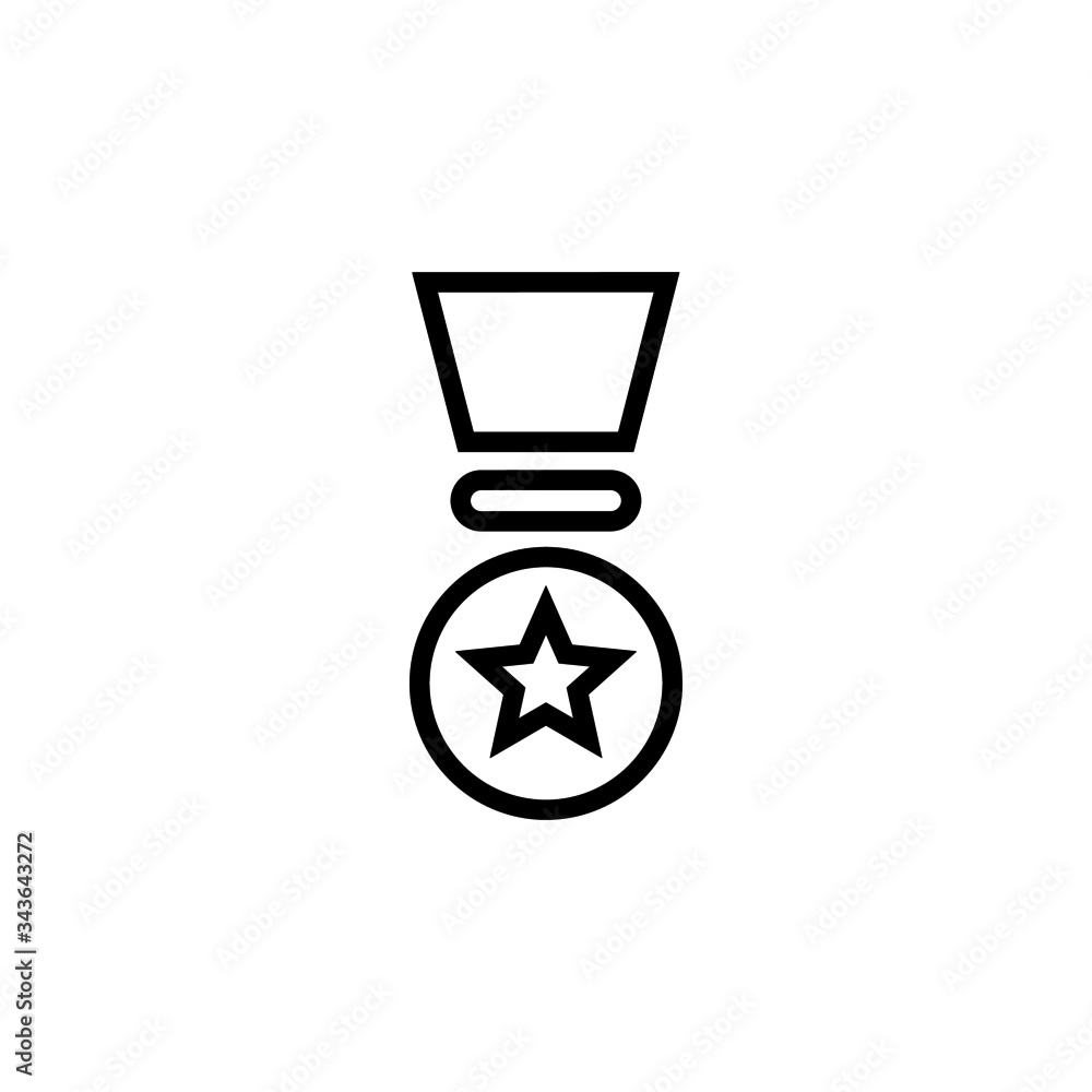 Veteran vector icon in outline style icon, isolated on white background Veteran vector icon in outline style icon, isolated on white background