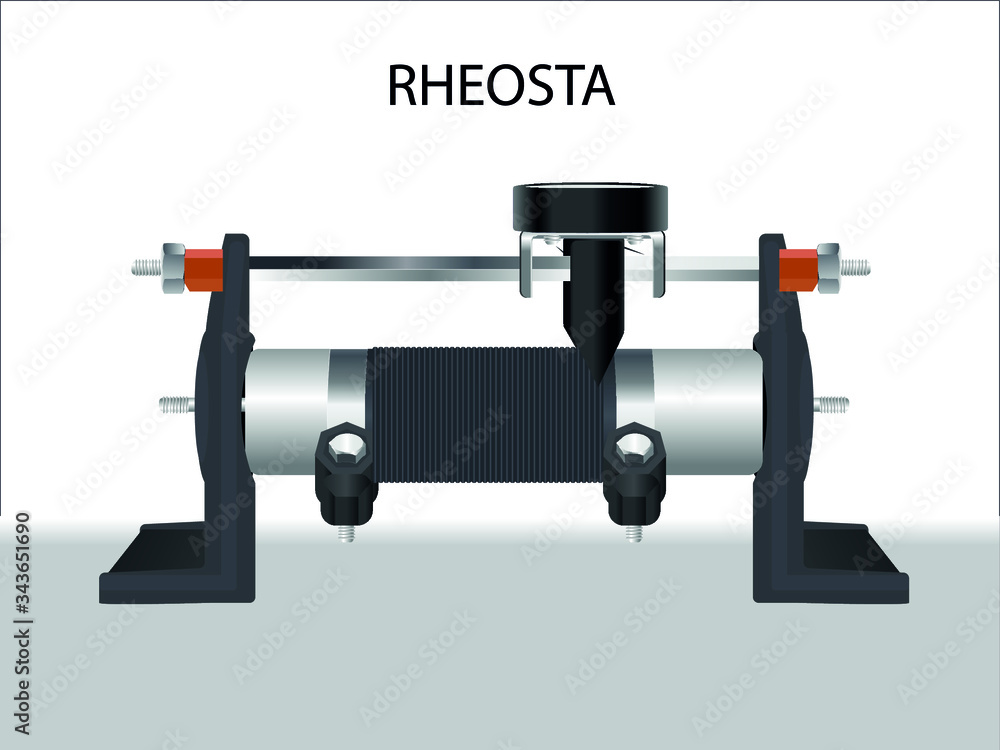 rheosta adjustment used to change the current density in the electrical
