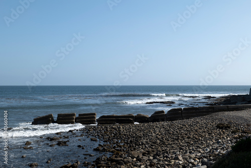 Ruins of a building at sea