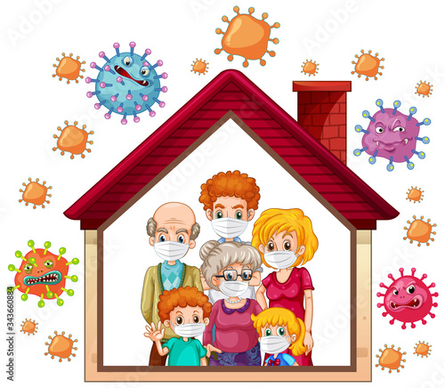 Stay home to prevent coronavirus