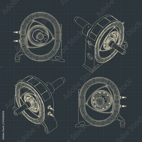 Rotary engine drawing