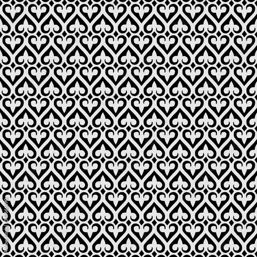 abstract pattern seamless fleur de lis ornament spade geometric background wallpaper