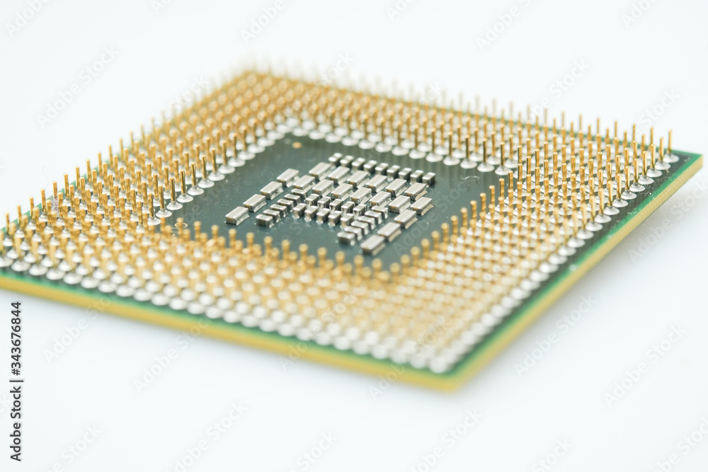 Electronic circuit board in computer Electronic circuit board in computer