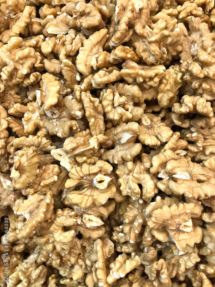 photo many nuts on the counter supermarket photo many nuts on the counter supermarket