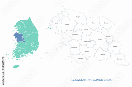 korea provinces map. vector map of korea province.
gyeonggi-do, chongcheong-do, gangsang-do, jeolla-do, jeju island map.