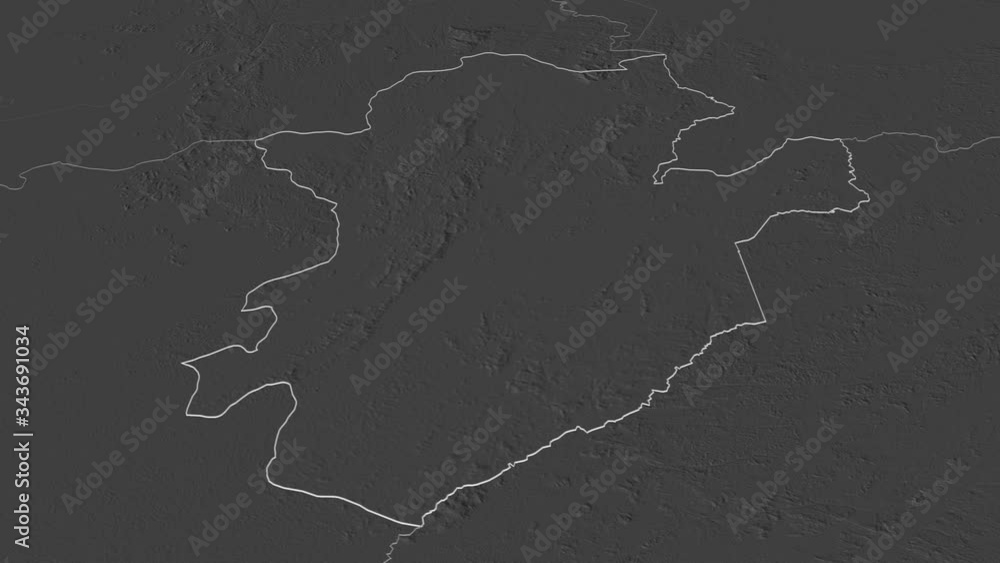Eastern, province with its capital, zoomed and extruded on the bilevel map of Sierra Leone in the conformal Stereographic projection. Animation 3D Eastern, province with its capital, zoomed and extruded on the bilevel map of Sierra Leone in the conformal Stereographic projection. Animation 3D