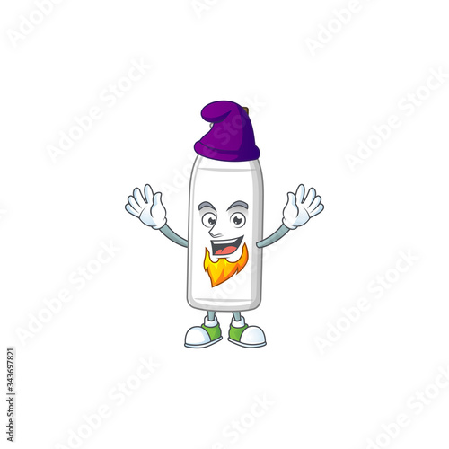 Sweet fairytale of milk bottle Elf cartoon character