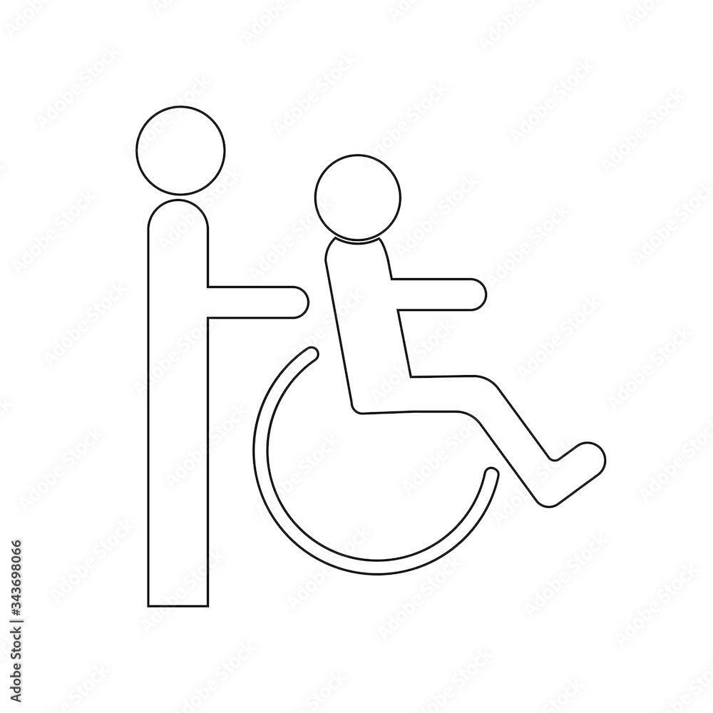 wheel chair logo wheel chair logo