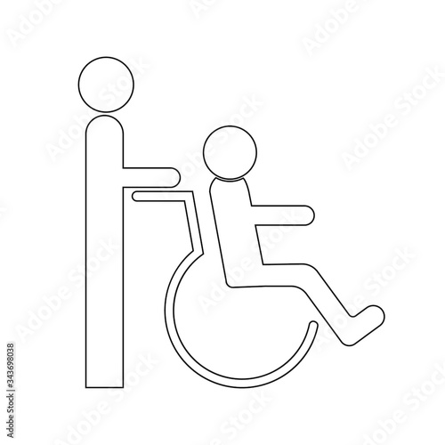 wheel chair logo