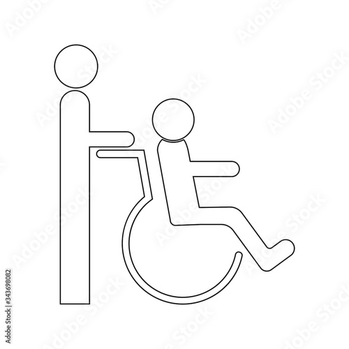 wheel chair logo