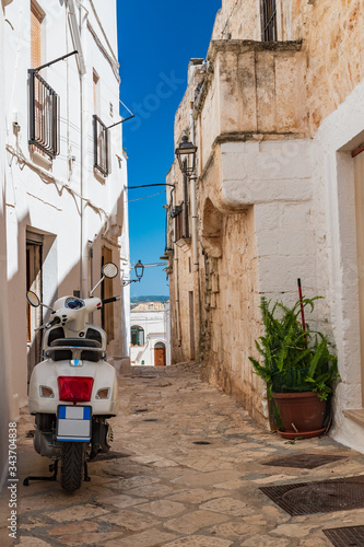 Alleyway. Ceglie messapica. Puglia. Italy. 