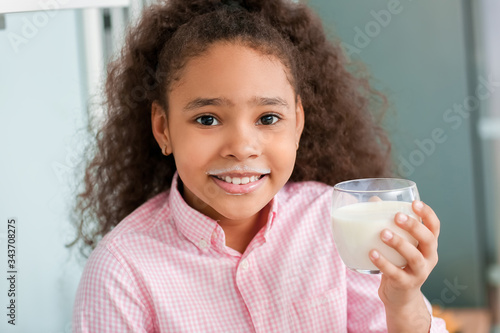 Little African-American gir...