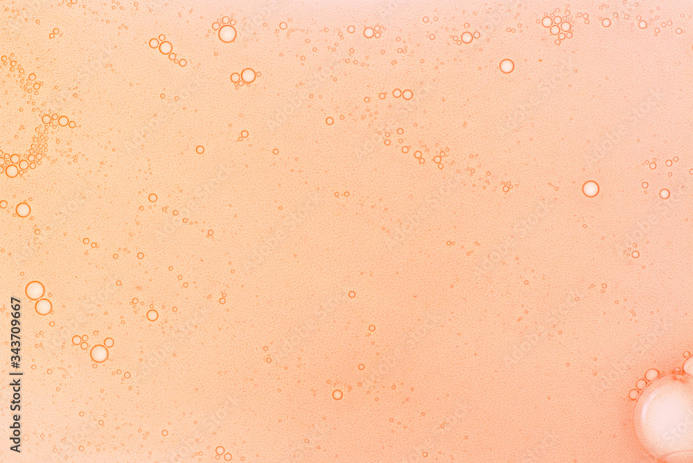 Pink shower gel, close-up, texture, abstraction pink background Pink shower gel, close-up, texture, abstraction pink background