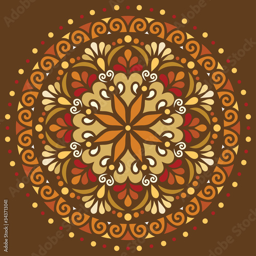 Mandala color pattern doodles sketch