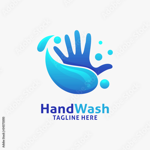 Hand wash logo design