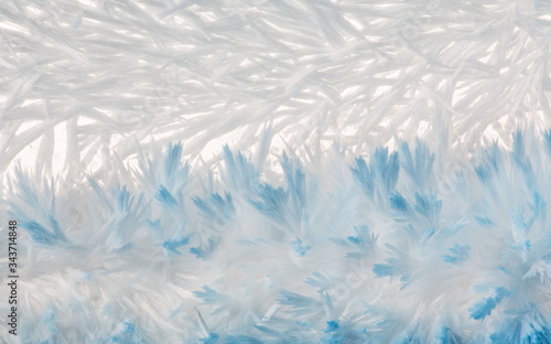 abstract background from blue small crystals