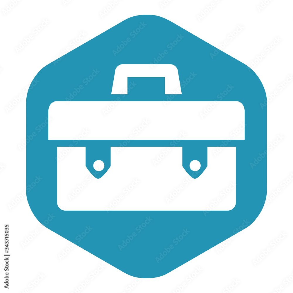 Tool box icon. Storage capacity for tools and supplies. Vector illustration isolated on a white background for design and web. Tool box icon. Storage capacity for tools and supplies. Vector illustration isolated on a white background for design and web.