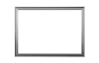 silver frame isolated