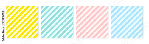 Background pattern seamless diagonal stripe abstract colorful pastel colors. Summer background design.