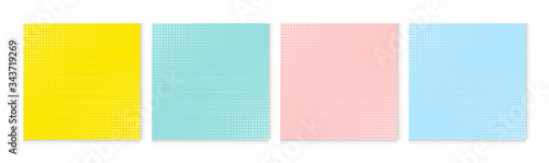 Background pattern halftone dot abstract colorful pastel colors. Summer background design.