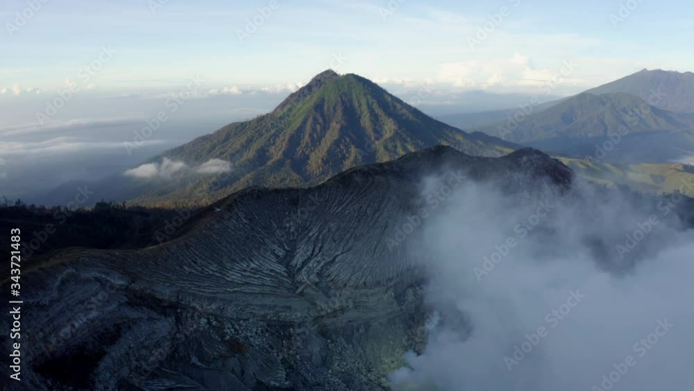 Mt. Ijen crater and Volcanic landscape of East Java, Indonesia Mt. Ijen crater and Volcanic landscape of East Java, Indonesia