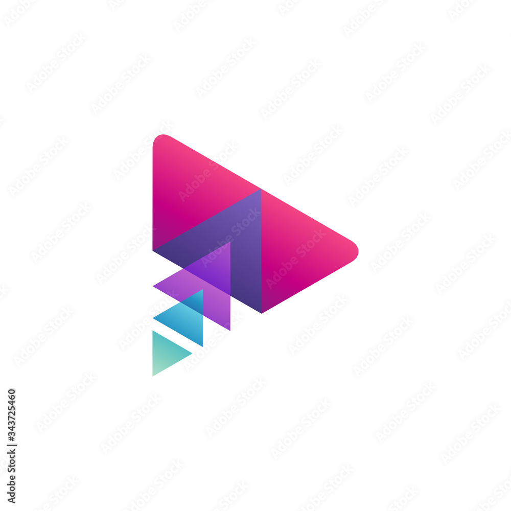 Arrow media play logo suitable for player click button, arrows icon, digital mobile app, future tech innovation, video audio application Arrow media play logo suitable for player click button, arrows icon, digital mobile app, future tech innovation, video audio application