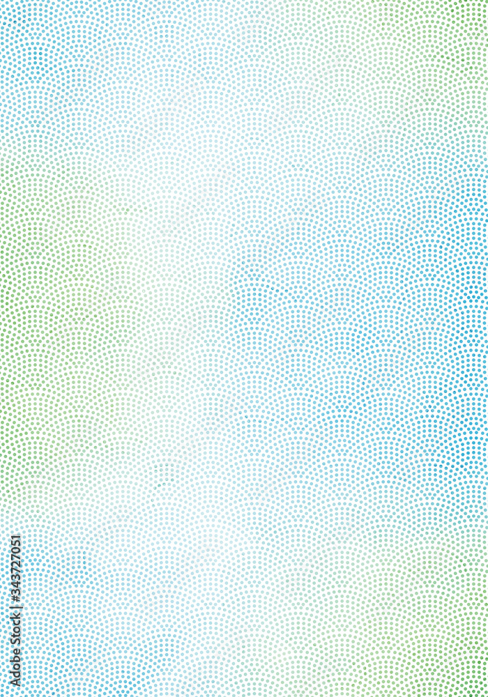 涼しげな和紙の風合いの鮫小紋 江戸小紋の背景用イラスト 青系 和柄の暑中見舞い年賀状用素材 Stock ベクター Adobe Stock