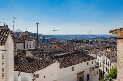 view of the city of chinchon spain