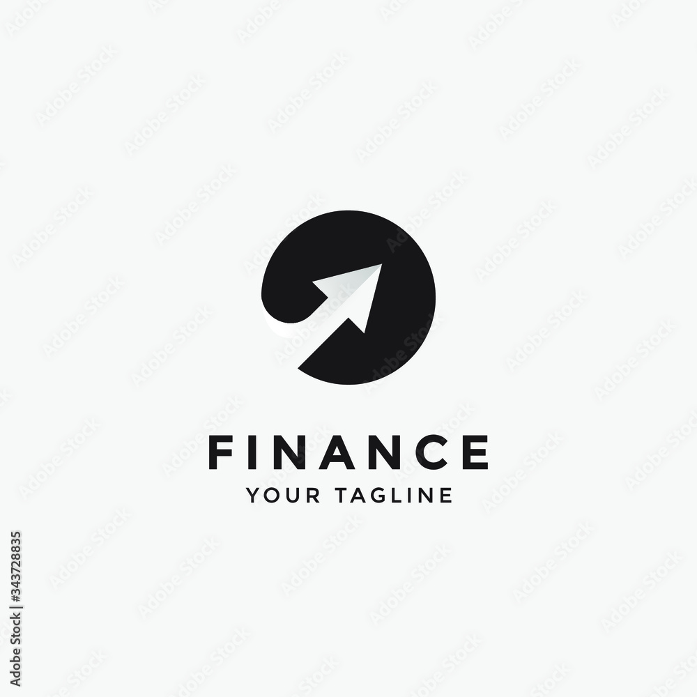 Financial Advisors Market Charts Logo design abstract vector template. Finance company Logotype concept Financial Advisors Market Charts Logo design abstract vector template. Finance company Logotype concept