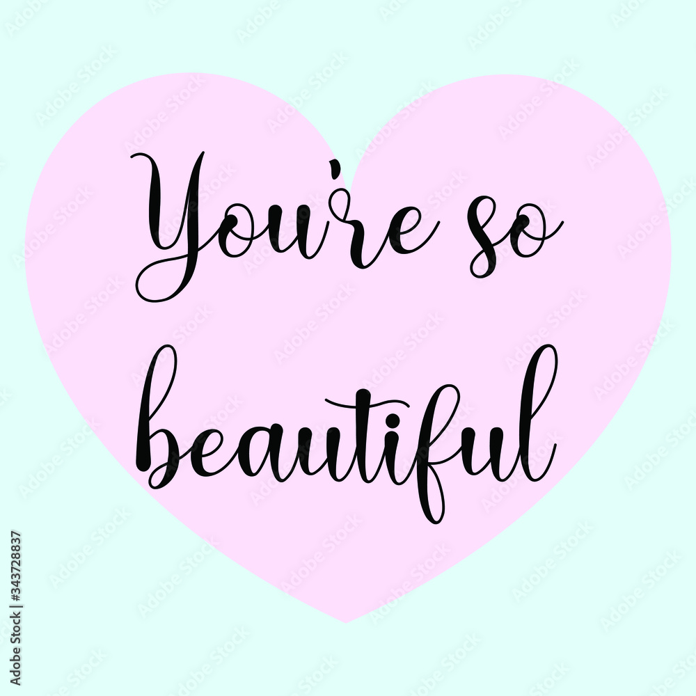 You’re so beautiful. Ready to post social media quote