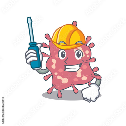 cartoon character of haemophilus ducreyi worked as an automotive
