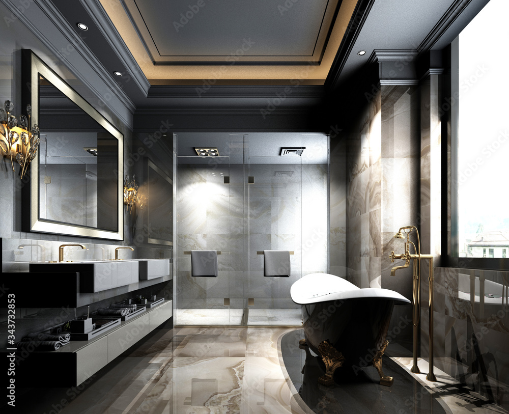 Bathroom interior Bathroom interior