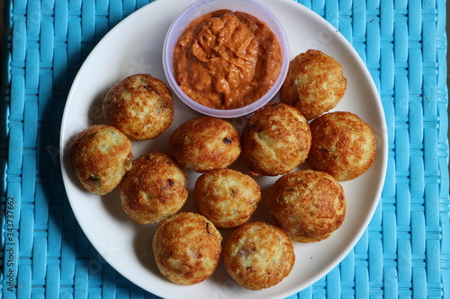 Appum or Appe, Authentic South Indian breakfast photo