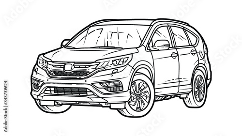 Modern SUV CR-V