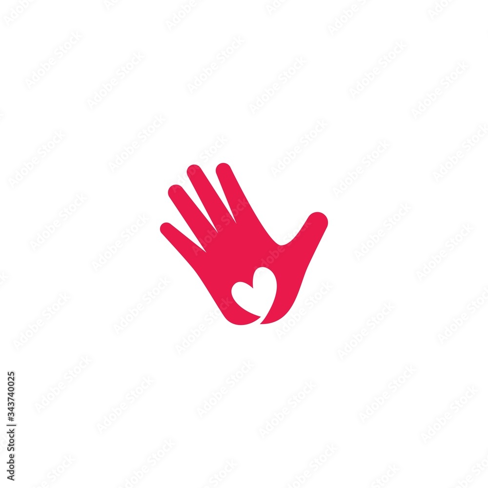 Obraz premium Hand Care Logo