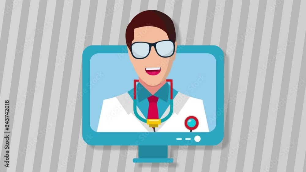 virtual doctor online consultation video animation virtual doctor online consultation video animation