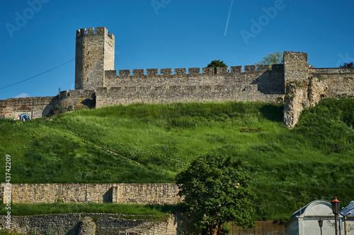 Historic Belgrade Fortress in Kalemegdan park in Belgrade, Serbia photo