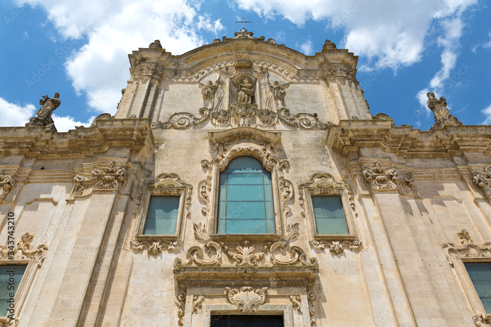 Obraz premium Church of Saint Francis of Assisi in Matera