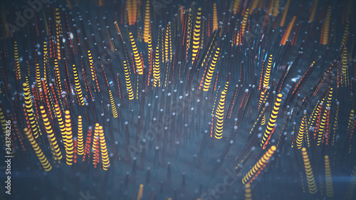 Microworld of optical fiber...