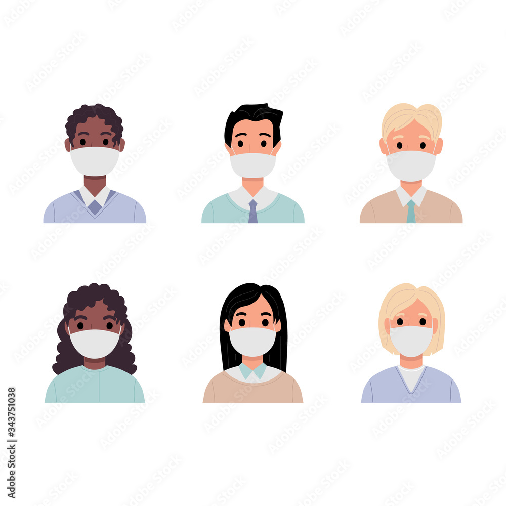 Medical staff isolated vector illustration Medical staff isolated vector illustration